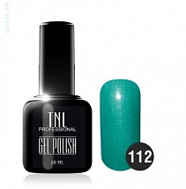 TNL Gel Polish Гель-лак №112 бирюзово-зеленый, 10 мл.