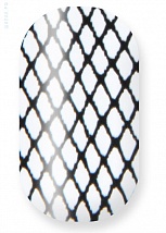 Clear with black fishnet 106-028