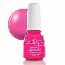CG GELAZE Gel-n-Base in One, Гель лак Pink Voltage, 9.76 мл.