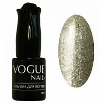 Vogue Nails Гель лак с блестками Чистая платина