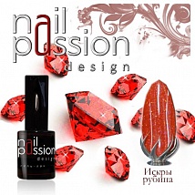 NailPassion design - Гель-лак Искры рубина