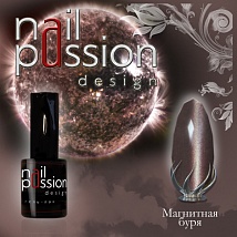 NailPassion design - Гель-лак кошачий глаз Магнитная буря
