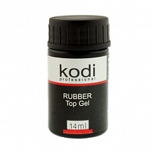 Kodi Rubber Top Gel Верхнее покрытие для гель лака, 14 мл.