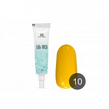  TNL Гель-паста для дизайна ногтей № 10 (Желтая), 8 мл.