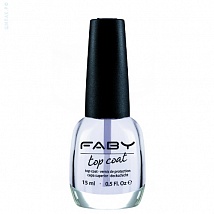 FABY Top Coat Верхний закрепитель, 15 мл. LTS 001