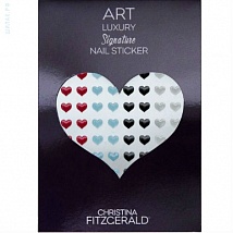 Christina Fitzgerald Art Luxury Signature Nail Sticker "Heart Set" Наклейки для ногтей Набор "Сердечко"
