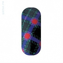 Наклейки на ногти Minx Nail Wraps Plaid Red Purple Black 106-058