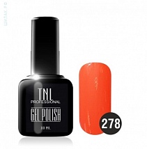 TNL Gel Polish Гель-лак №278 Оранжевая камелия, 10 мл.