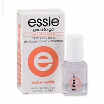 Essie Good To Go Top Coat - Rapid Dry, Shine Верхнее покрытие с эффектом мокрого ногтя