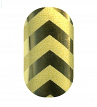 Наклейки на ногти Gold and matte gold chevrons 106-217