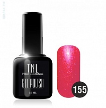 TNL Gel Polish Гель-лак №155 кардинал с перламутром, 10 мл.