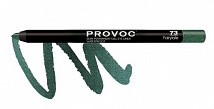 Provoc Gel Eye Liner 73 Fairytale Гелевая подводка в карандаше для глаз (цвет - темно-зеленый с шиммером)