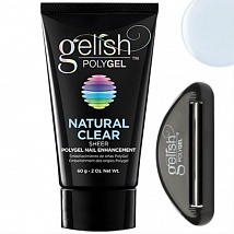 Gelish PolyGel Natural Clear Прозрачный полигель, 60 г.