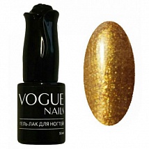 Vogue Nails Гель лак с блестками Глубокий янтарь
