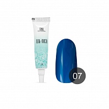  TNL Гель-паста для дизайна ногтей № 07 (Лазурно-синяя), 8 мл.