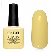 Гель лак CND Shellac Sun Bleached (Лимонный - пастель,плотный, эмаль)